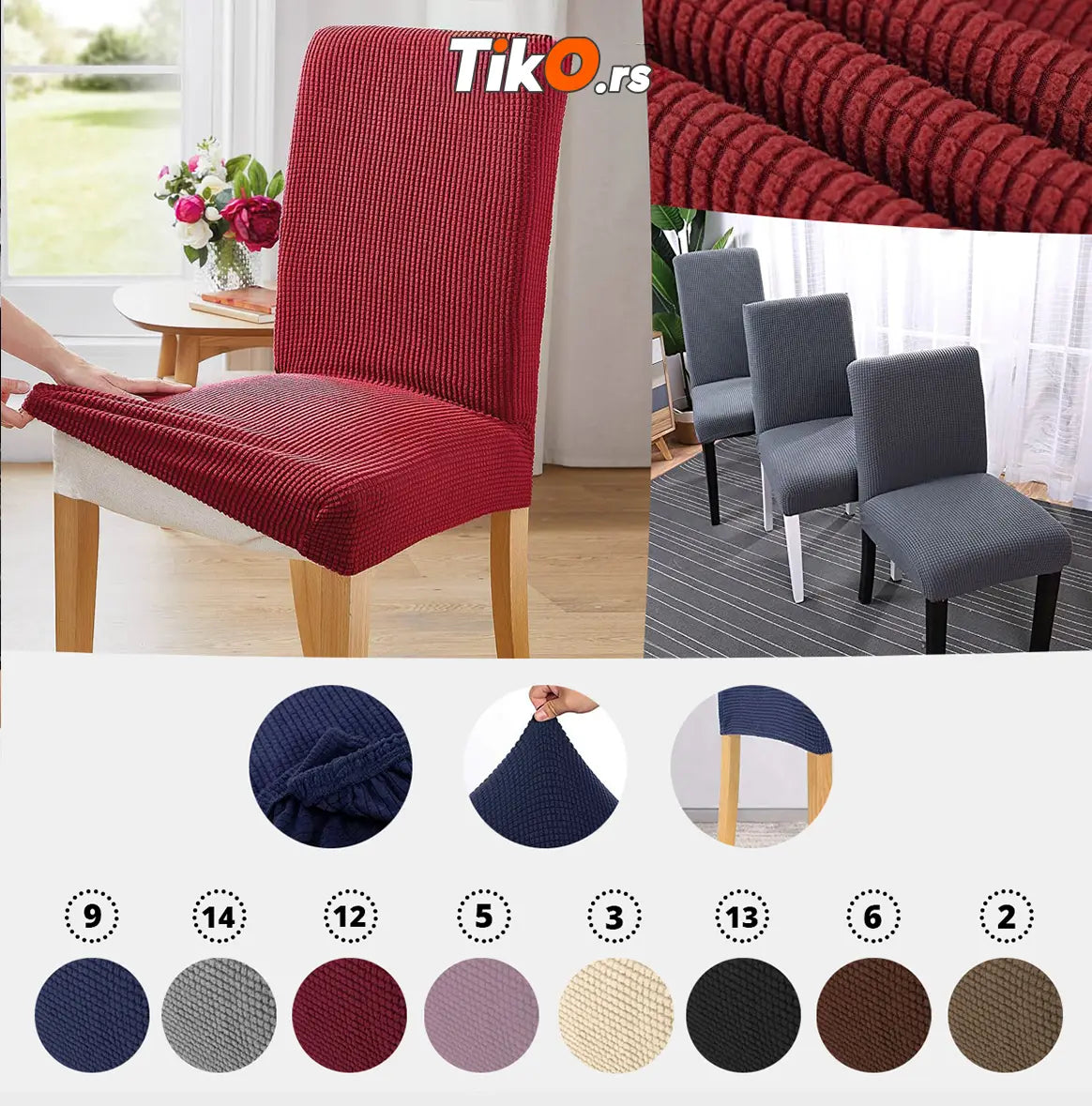 ELASTIČNE NAVLAKE ZA STOLICE