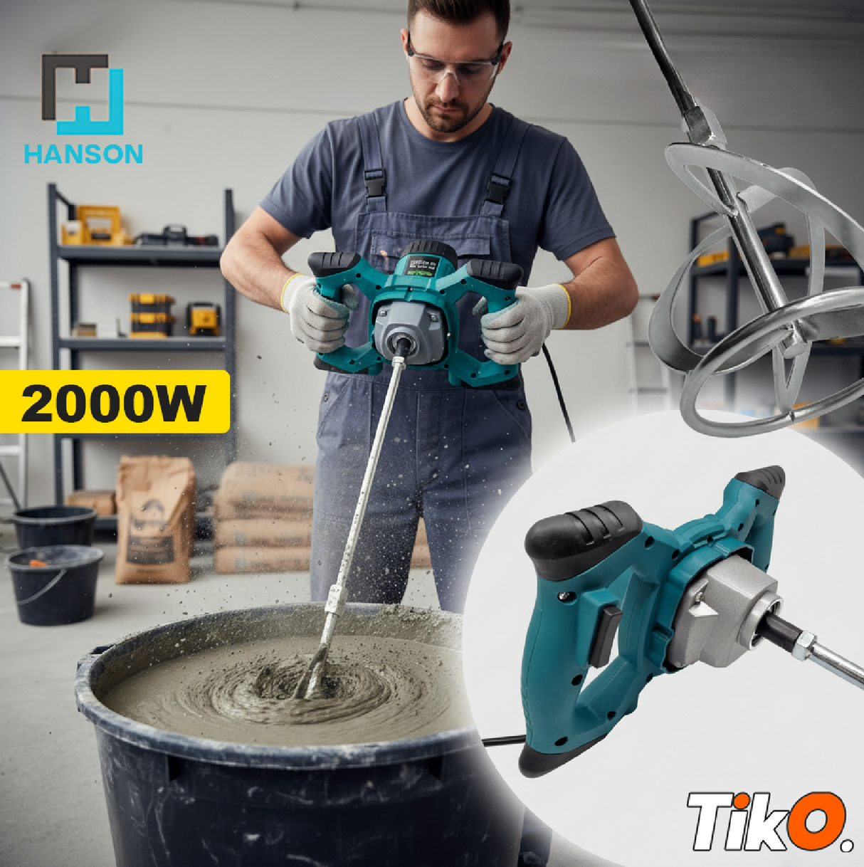 HANSON MIKSER ZA BETON 2000W