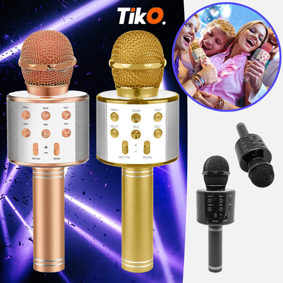 KARAOKE BLUETOOTH MIKROFON