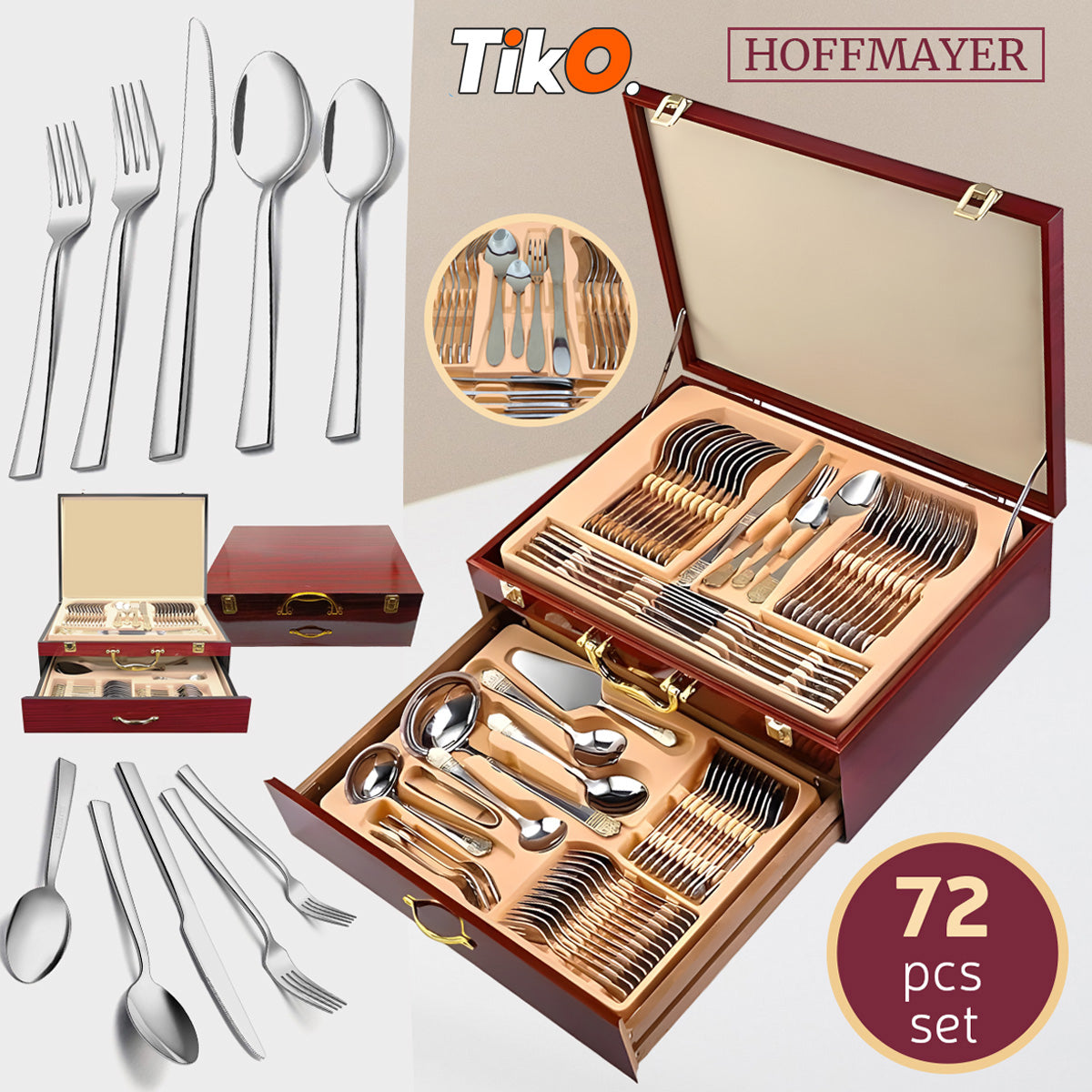 PRIBOR ZA JELO ZA 12 OSOBA - SET OD 72 DELA