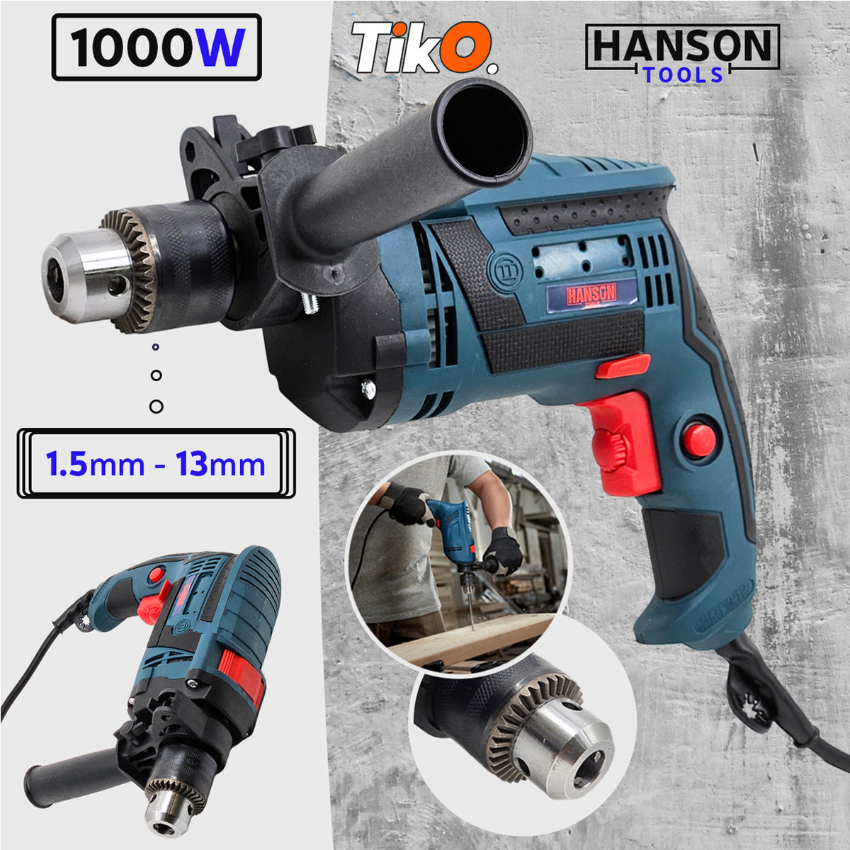 HANSON UDARNA BUŠILICA 1100W