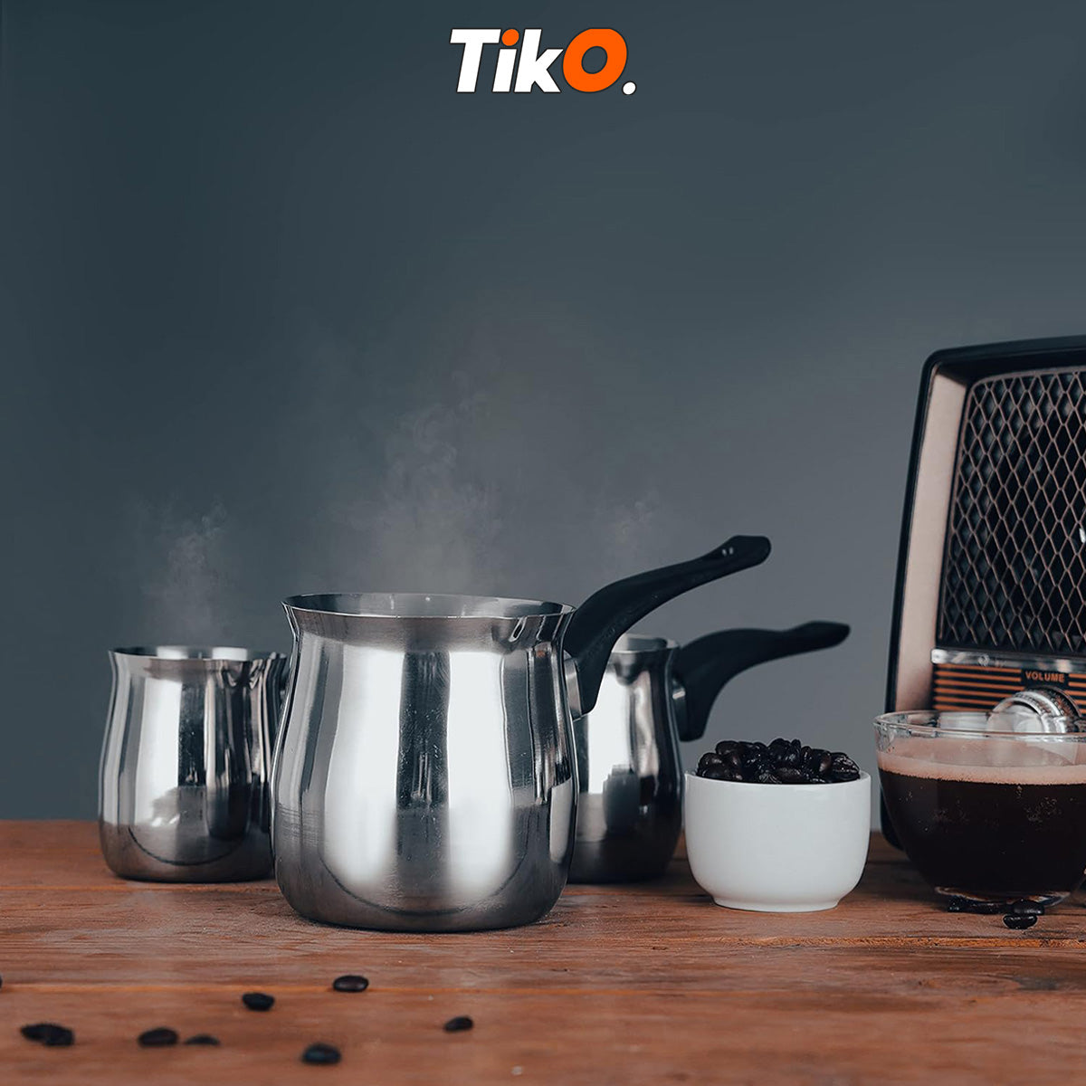 3-DELNI SET DZEZVI ZA KAFU