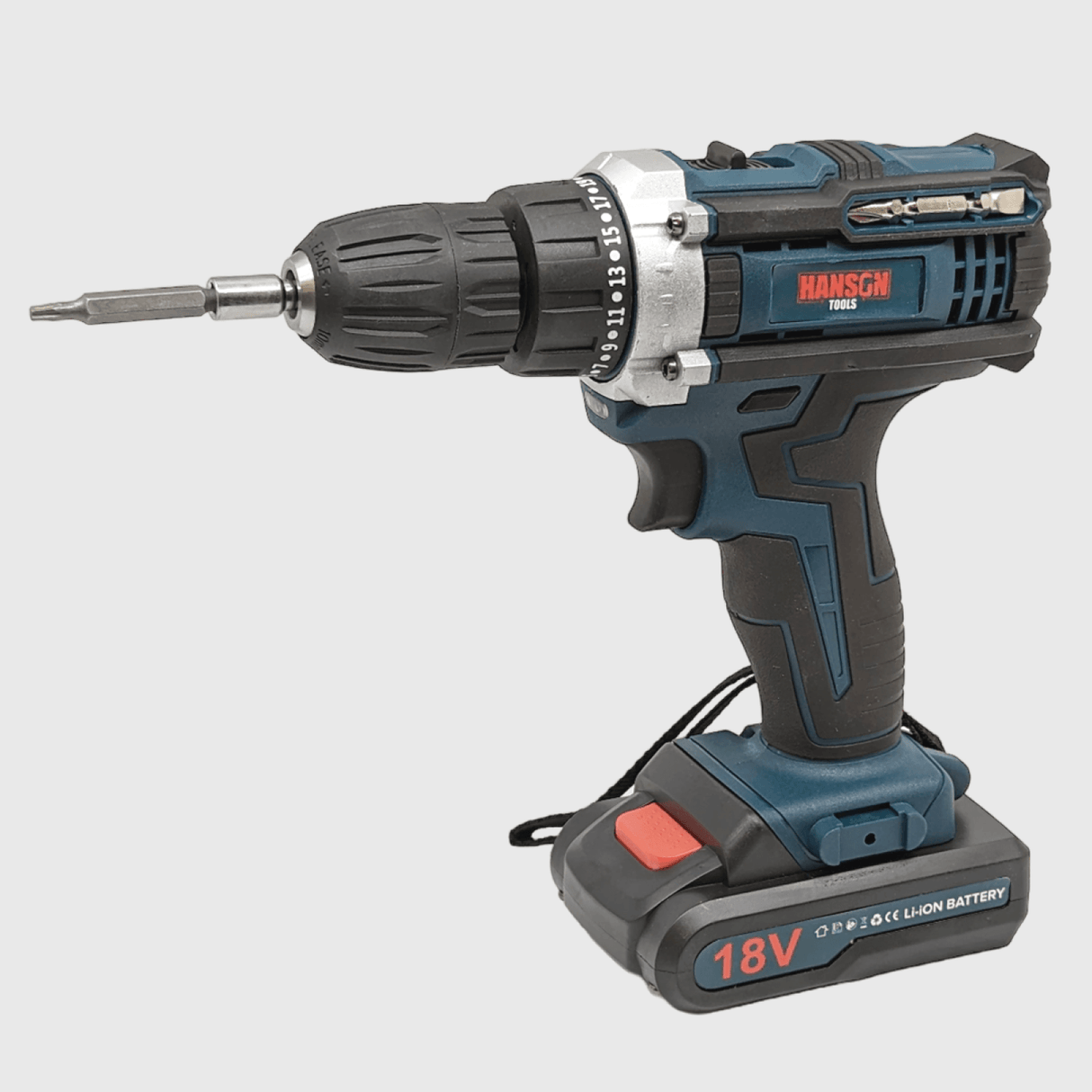 HANSON AKU BUŠILICA 18V + SET ALATA