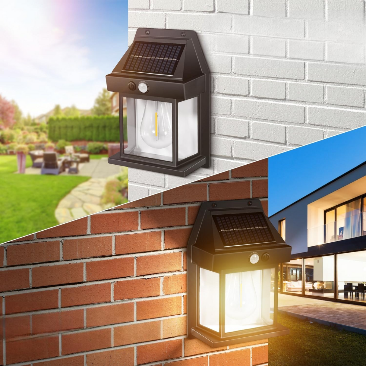 SOLARNA ZIDNA LAMPA "PALLE"- 2kom