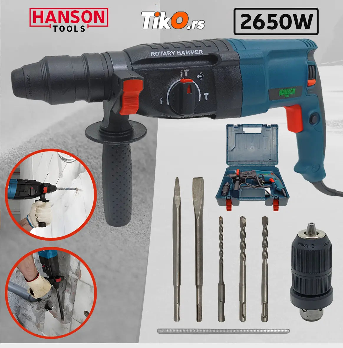 HANSON ČEKIĆ BUŠILICA 2650W