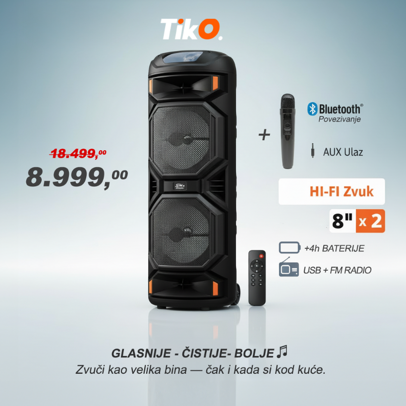 "TIKO" BLUETOOTH ZVUČNIK