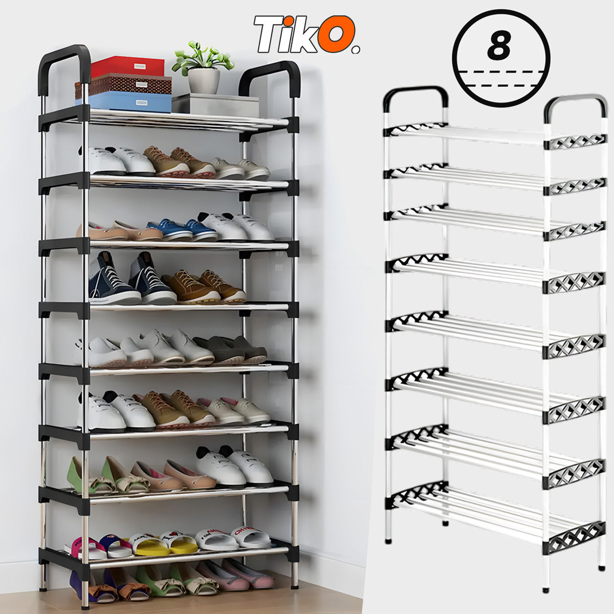 STALAK ZA OBUĆU SA 8 POLICA-REGAL