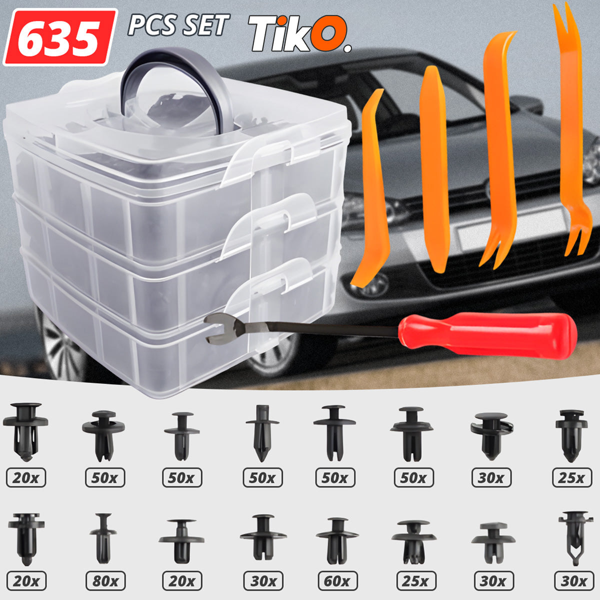 MONTAŽNE PLASTIČNE TIPLE ZAKOVICE - 635 komada