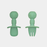 SILIKONSKI SET PRIBORA ZA JELO ZA DECU